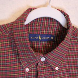 Polo Ralph Lauren long sleeve shirts for men plaid XL